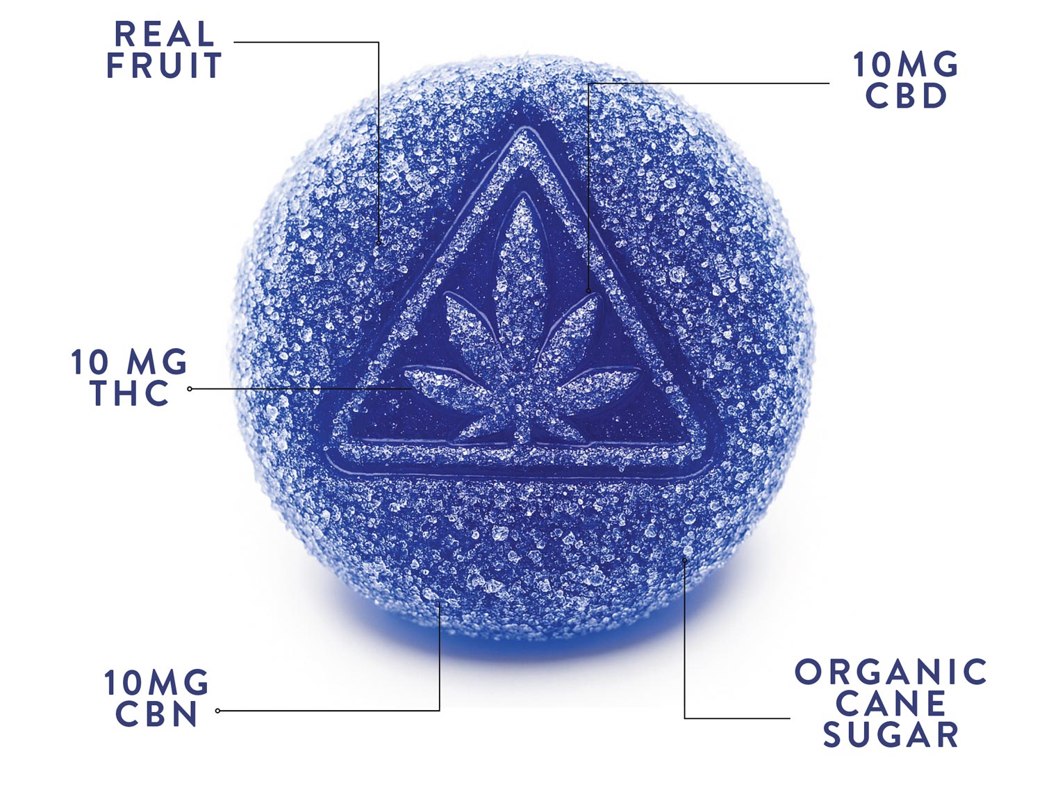 blueberry gummy infographic
